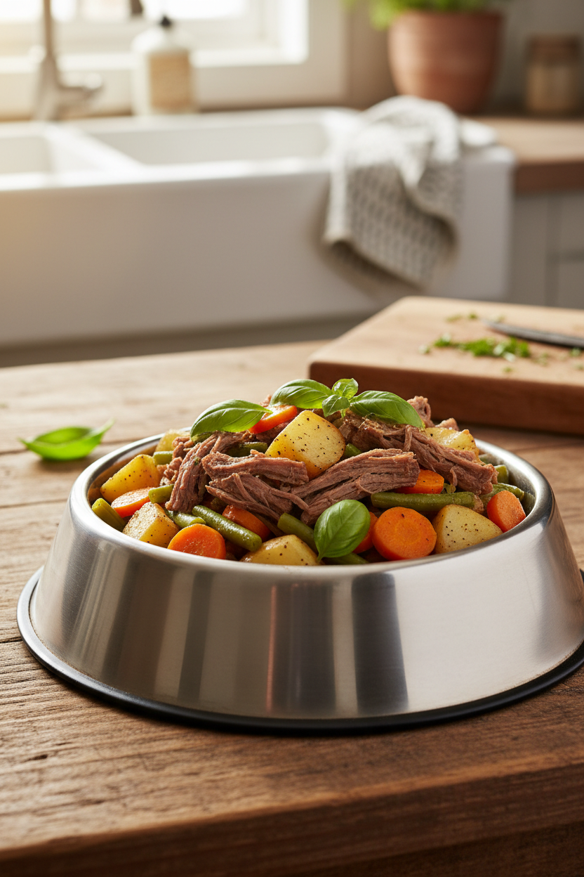 Homestead Canine Meals Freeze-Dried Basil Barn Beef Harvest Dinner (Dog Food)