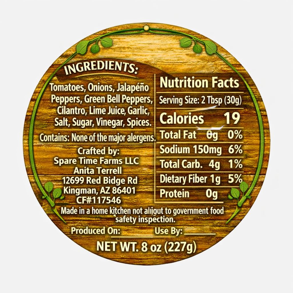 Cellar Ridge Salsa - Medium Heat - 8 oz