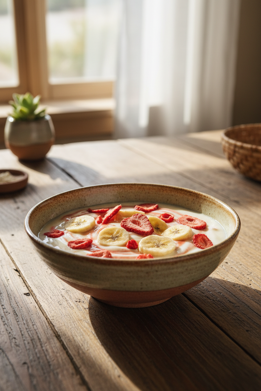 Harvested Sunrise Ridge Creations Firstlight - Freeze-Dried Strawberries, Bananas & Vanilla Yogurt